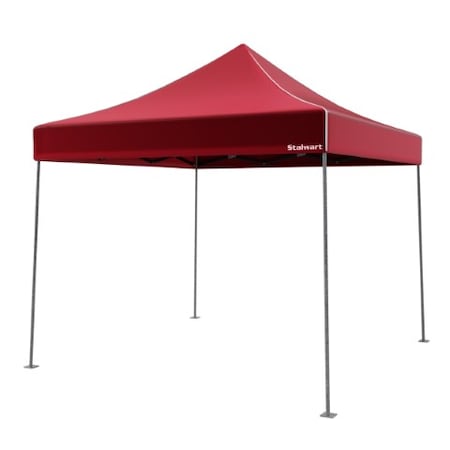 Leisure Sports Canopy Tent Outdoor Party Shade, Instant Set Up and Easy Storage, Portable Carry Bag, 10x10 (Red) 214497LKE